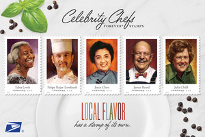 September 26 Release Celebrity Chef Stamps