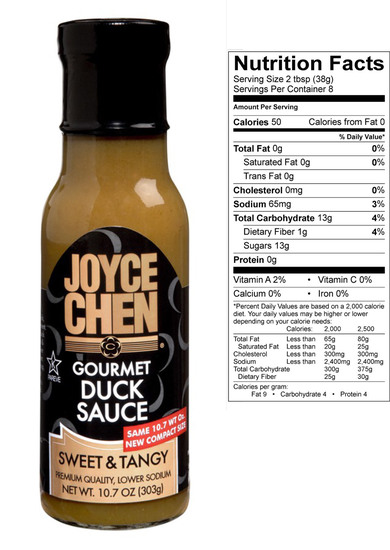 Gourmet Duck Sauce by Joyce Chen Sweet Tangy