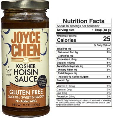 Gluten Free Hoisin by Joyce Chen Organic Beanss