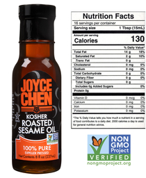 Joyce Chen 100 Pure Roasted Sesame Oil  Kosher Parve